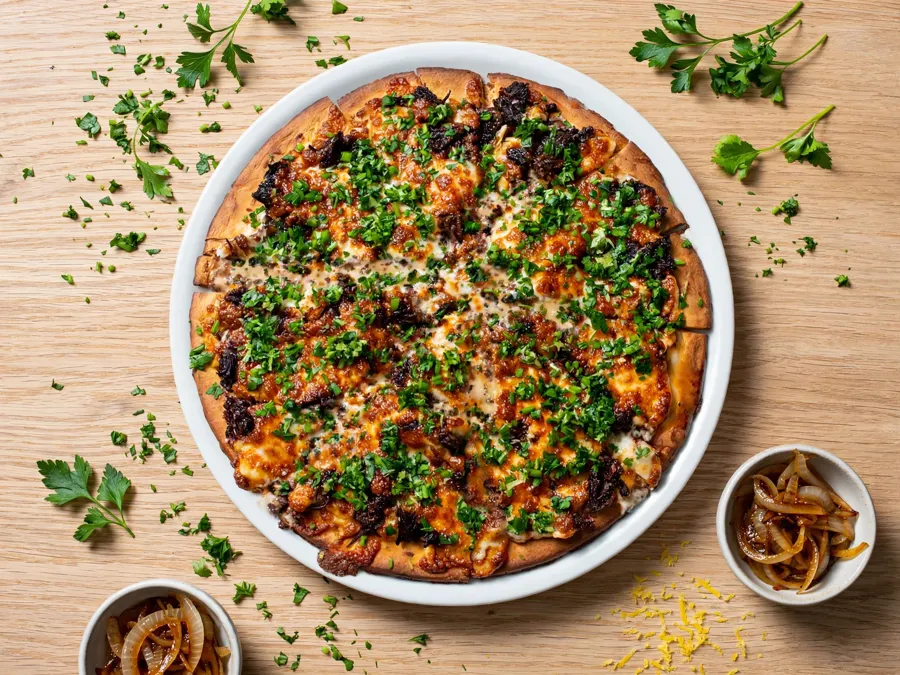 Beef Cheek pizza